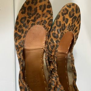 Leopard Print Tieks Slippers